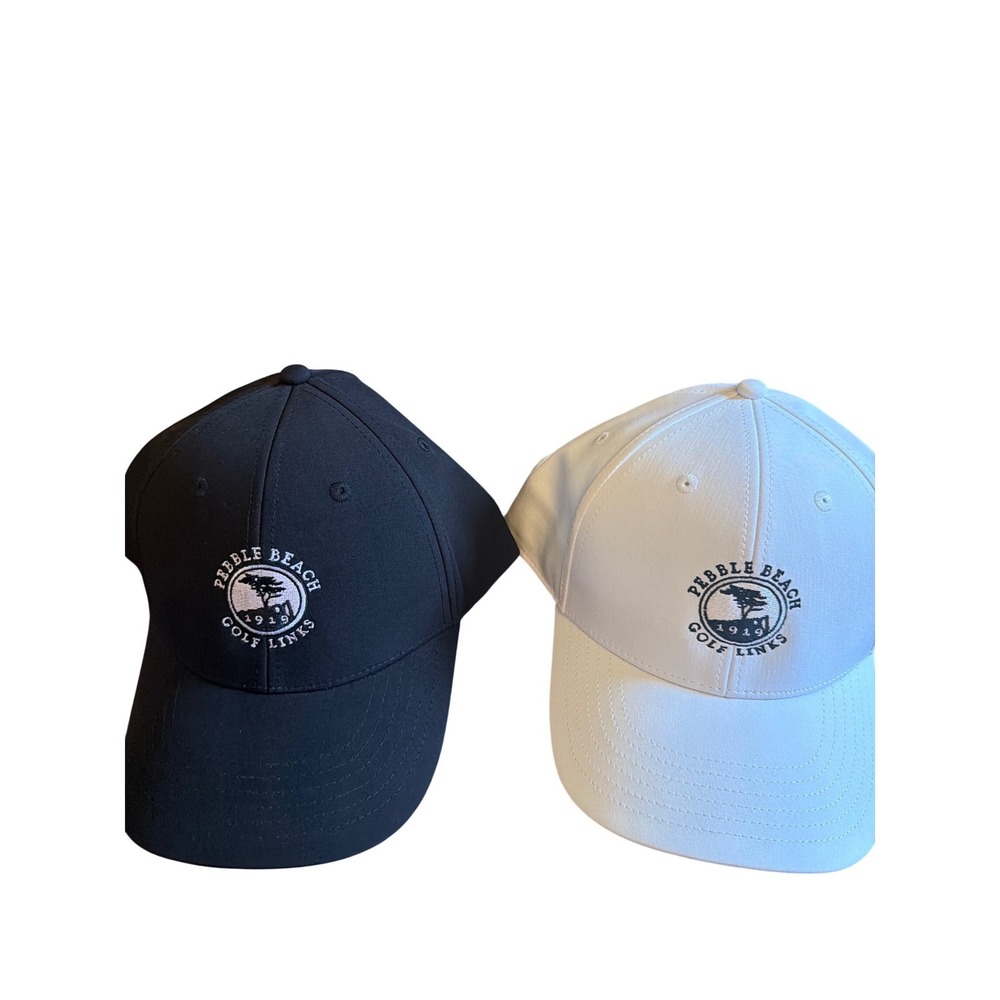 Pebble Beach Golf Links Bundle Cloud-Fit Gel Memory Foam Snapback Black White